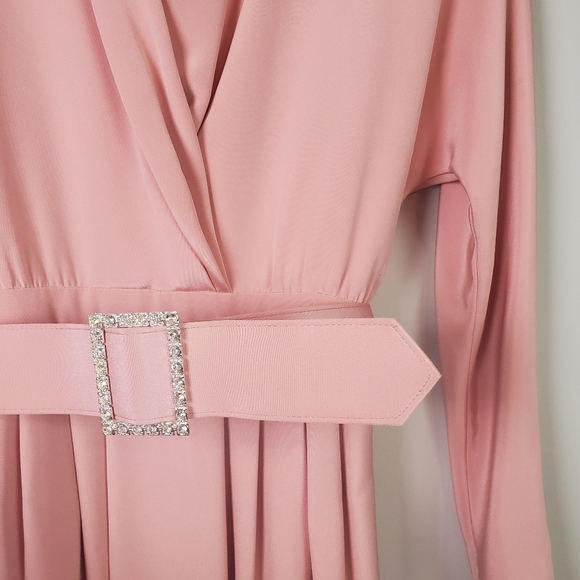 RARE Vintage Christian Dior Paris Pink Evening Dress Gown - Picture 5 of 17